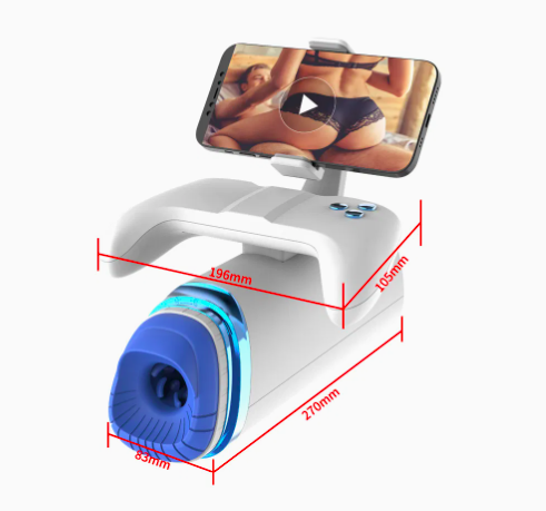 Máy Thủ Dâm Rung Bú Mút Sưởi Ấm Tự Động Kèm Giá Đỡ Điện Thoại